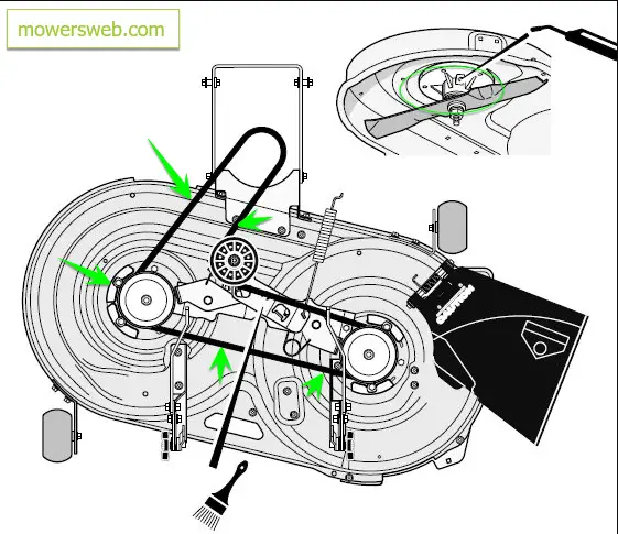 belt diagram for craftsman lt2000