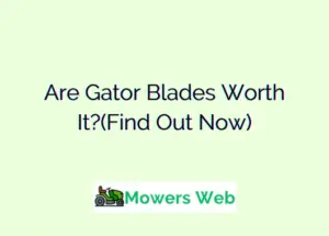Are Gator Blades Worth It