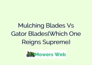 Mulching Blades Vs Gator Blades