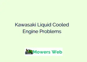 Kawasaki Liquid Cooled Engine Problems