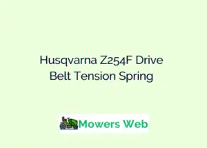 Husqvarna Z254F Drive Belt Tension Spring