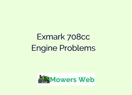Exmark 708cc Engine Problems