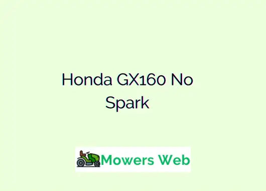 Honda GX160 No Spark