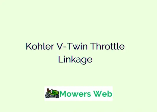 Kohler V-Twin Throttle Linkage