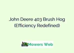 John Deere 403 Brush Hog