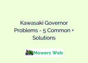 Kawasaki Governor Problems