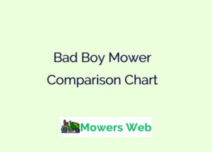 Bad Boy Mower Comparison Chart