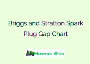 Briggs and Stratton Spark Plug Gap Chart