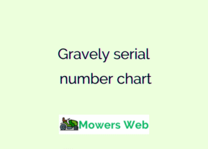 Gravely serial number chart