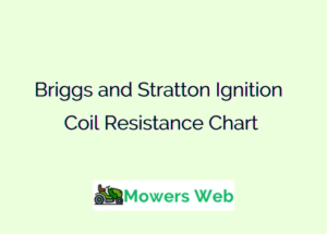 Briggs and Stratton Ignition Coil Resistance Chart