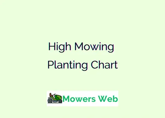 High Mowing Planting Chart