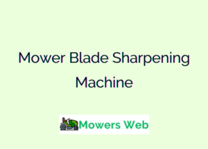Mower Blade Sharpening Machine