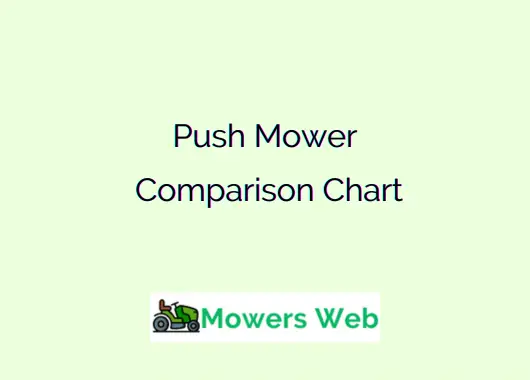 Push Mower Comparison Chart