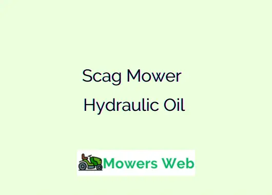 Scag Mower Hydraulic Oil