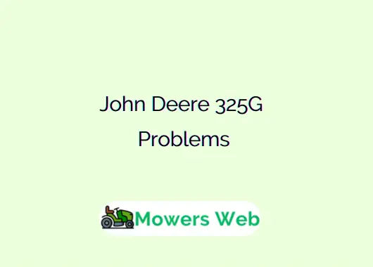 John Deere 325G Problems