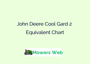 John Deere Cool Gard 2 Equivalent Chart