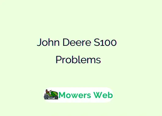John Deere S100 Problems