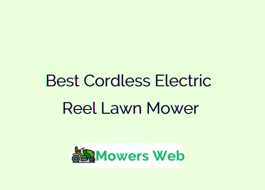Best Cordless Electric Reel Lawn Mower