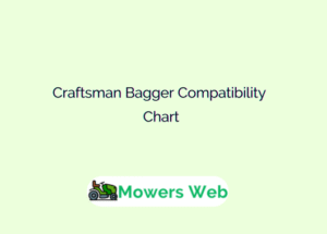 Craftsman Bagger Compatibility Chart