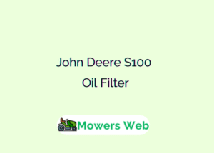 John Deere S100 Oil Filter