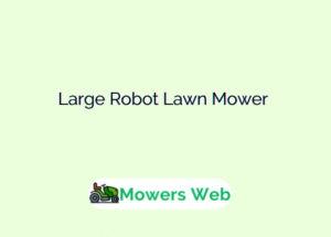 Large Robot Lawn Mower