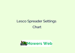 Lesco Spreader Settings Chart