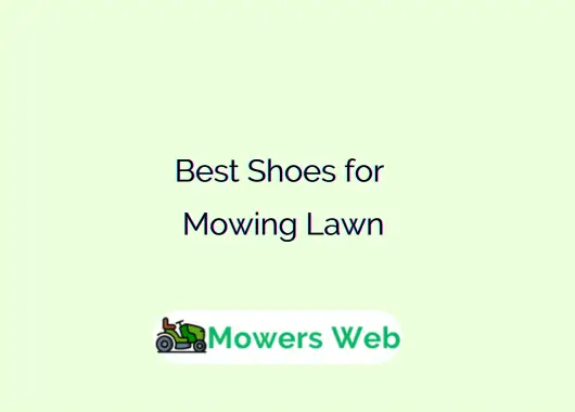 Best Shoes for Mowing Lawn