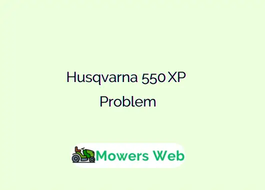 Husqvarna 550 XP Problem