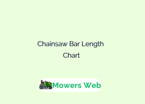 Chainsaw Bar Length Chart