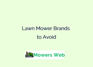 Lawn Mower Brands to Avoid