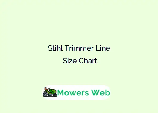 Stihl Trimmer Line Size Chart