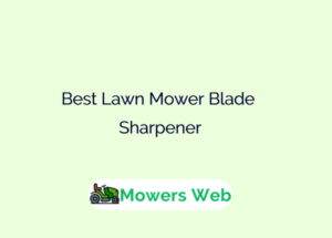 Best Lawn Mower Blade Sharpener