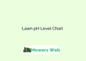 Lawn pH Level Chart