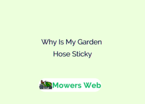 Why Is My Garden Hose Sticky