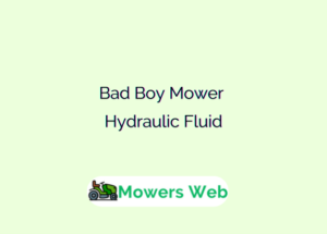 Bad Boy Mower Hydraulic Fluid