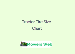 Tractor Tire Size Chart