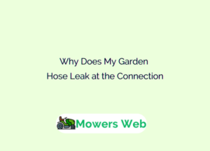 Why Does My Garden Hose Leak at the Connection