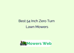 Best 54 Inch Zero Turn Lawn Mowers