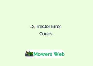 LS Tractor Error Codes