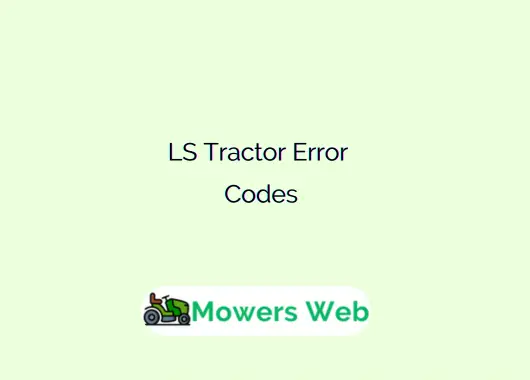 LS Tractor Error Codes