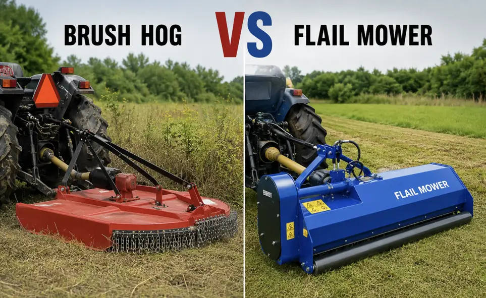 Flail Mower vs rotary cutter
