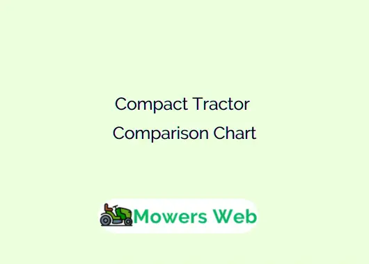 Compact Tractor Comparison Chart