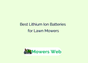 Best Lithium Ion Batteries for Lawn Mowers